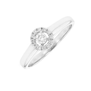 Bague or gris diamant (s)