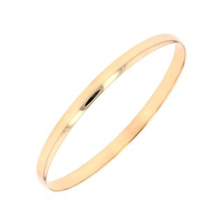 Bracelet Jonc Rigide or jaune