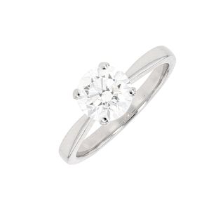 Solitaireor gris diamant (s) certifié HRD H/SI1