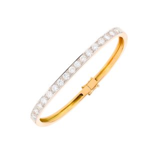 Bracelet or bicolore diamant (s)