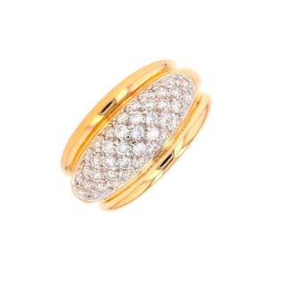 Bague or jaune diamant (s)