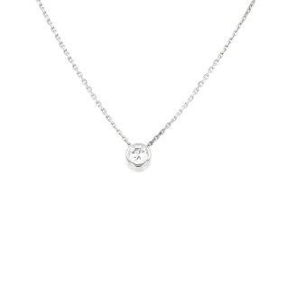 Collier or gris diamant (s)