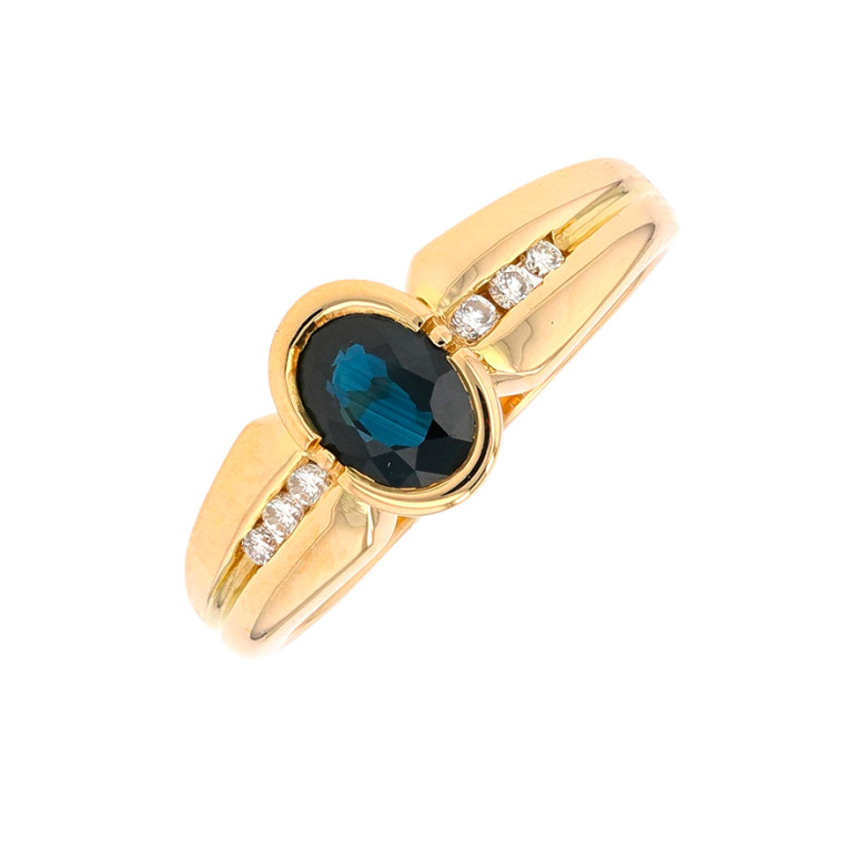 Bague saphir 0.70 carat et...