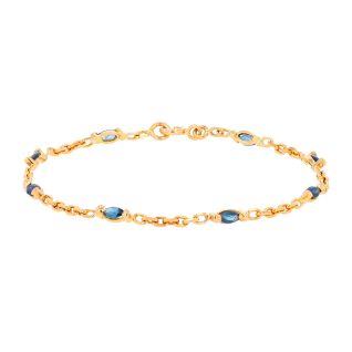 Bracelet or jaune Saphir