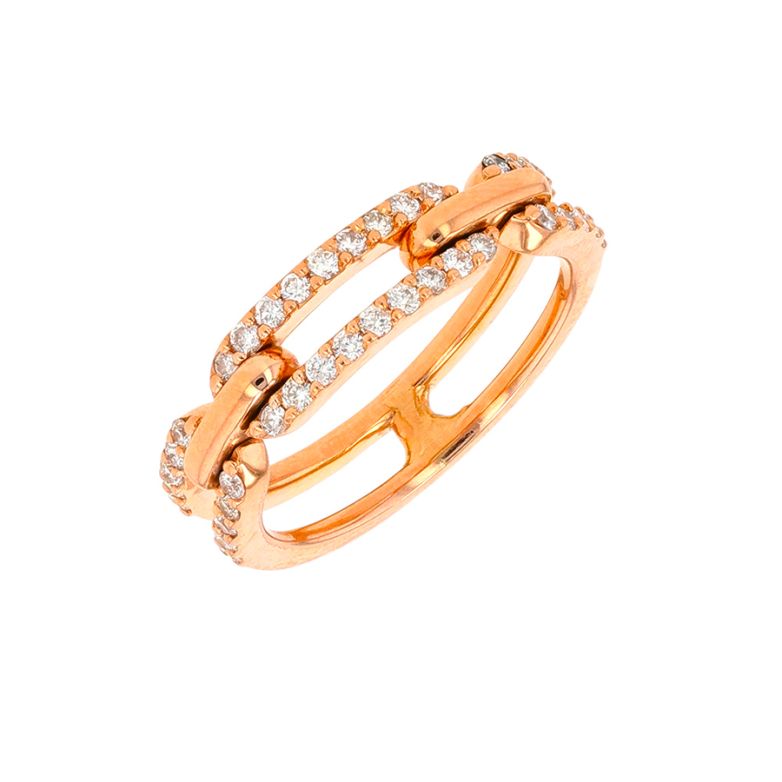 Bague or rosediamant (s)