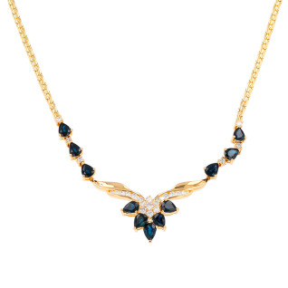 Collier saphirs 4.73 carats...