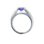 Bague or gris diamant,P.fine Tanzanite