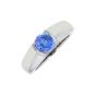 Bague or gris diamant,P.fine Tanzanite