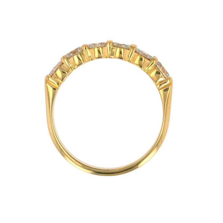 Alliance or jaune diamant (s) 