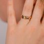 Bague or jaune, rose, blanc 