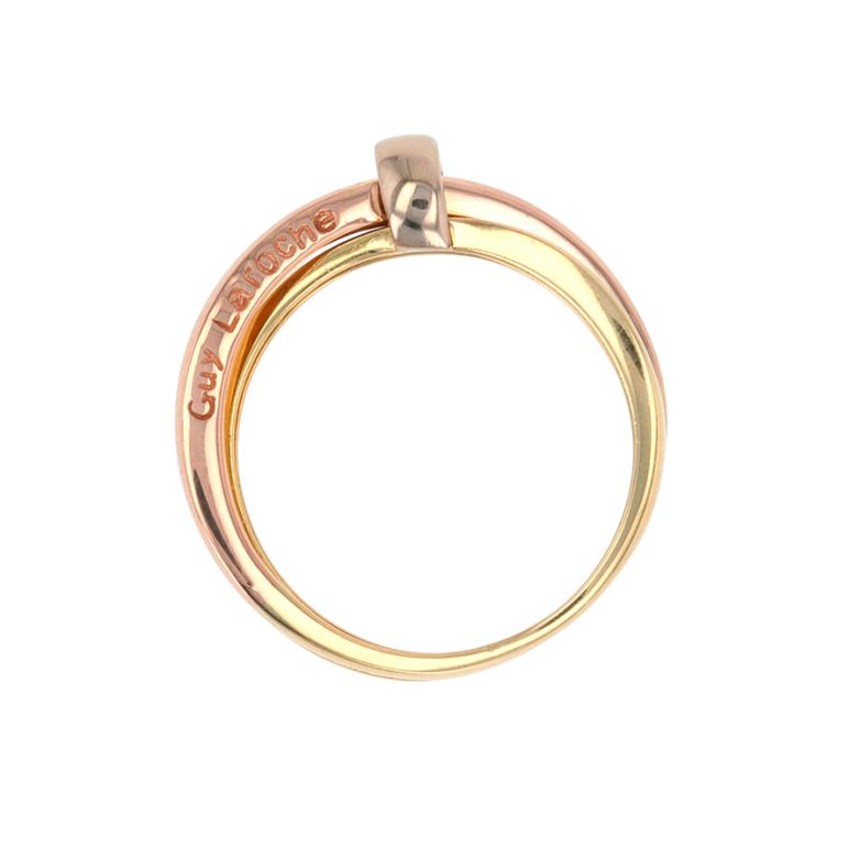 Bague or jaune, rose, blanc 