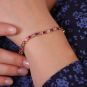 Bracelet or jaune rubis et diamant(s) 