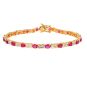 Bracelet or jaune rubis et diamant(s)