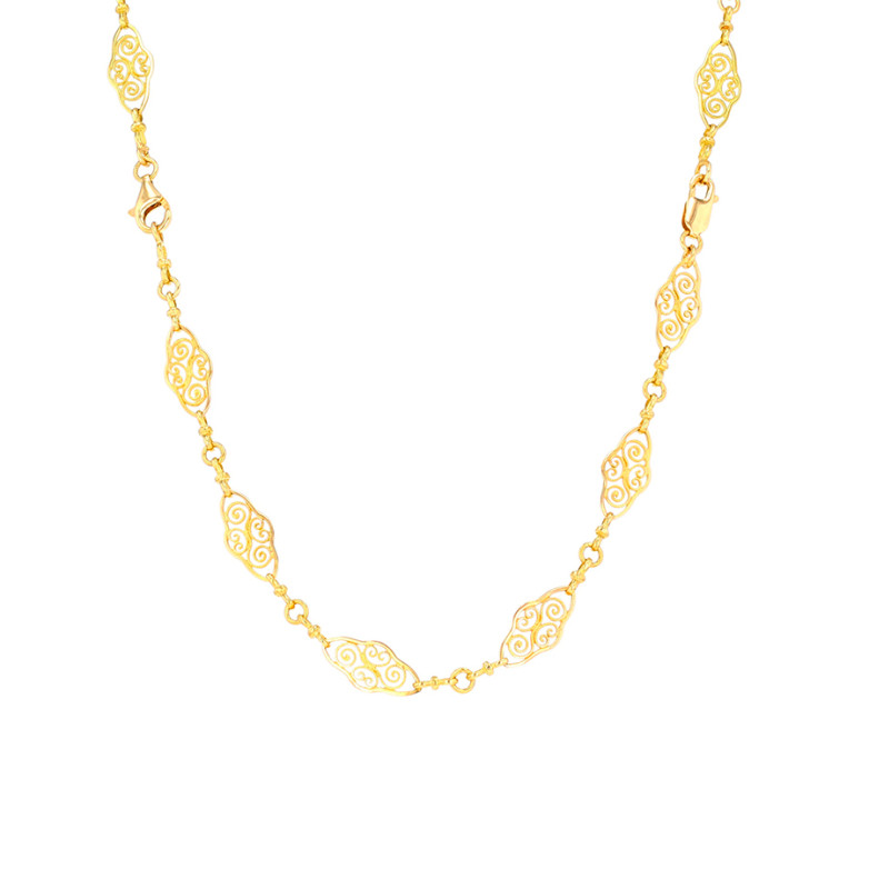 Collier vintage maille...