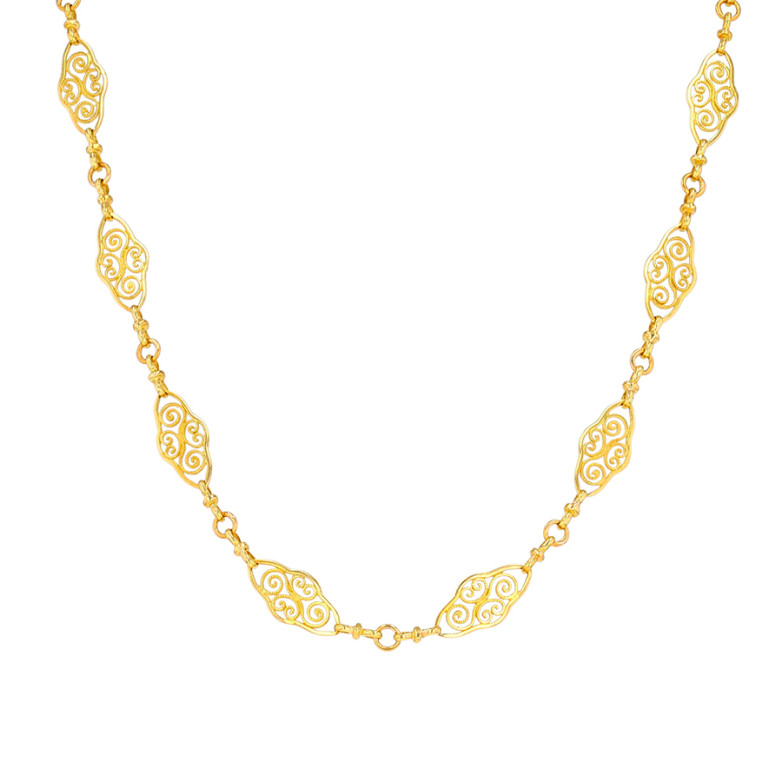 Collier vintage maille...