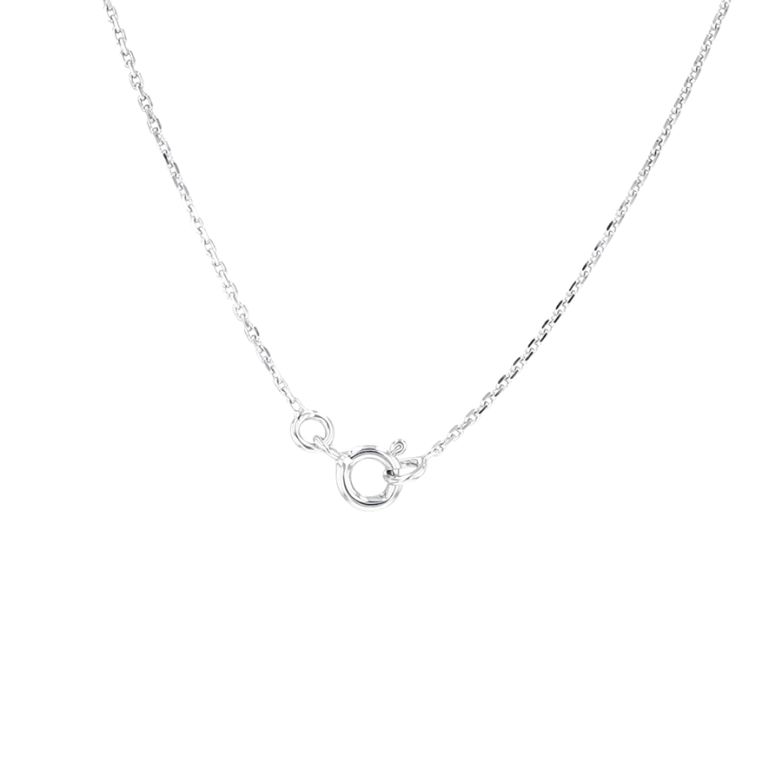 Collier or gris diamant (s) 