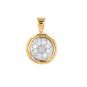 Pendentif or bicolore diamant (s)