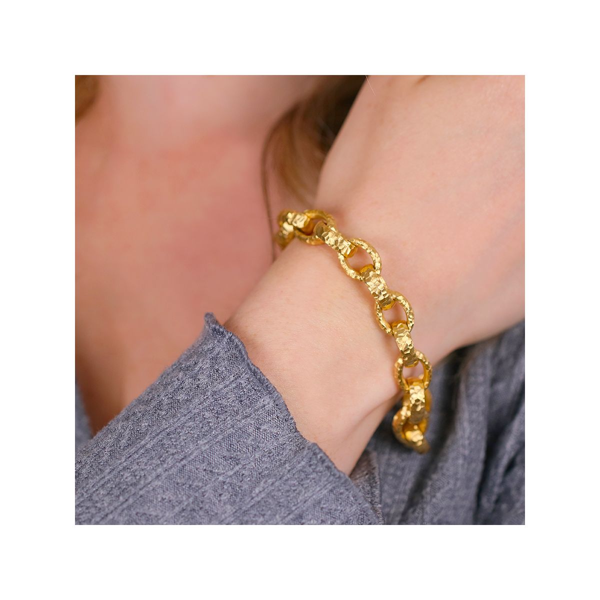 Bracelet or jaune 34.27g
