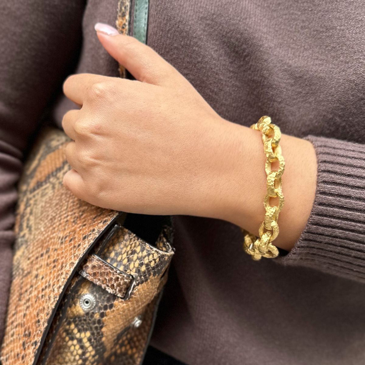 Bracelet or jaune 34.27g