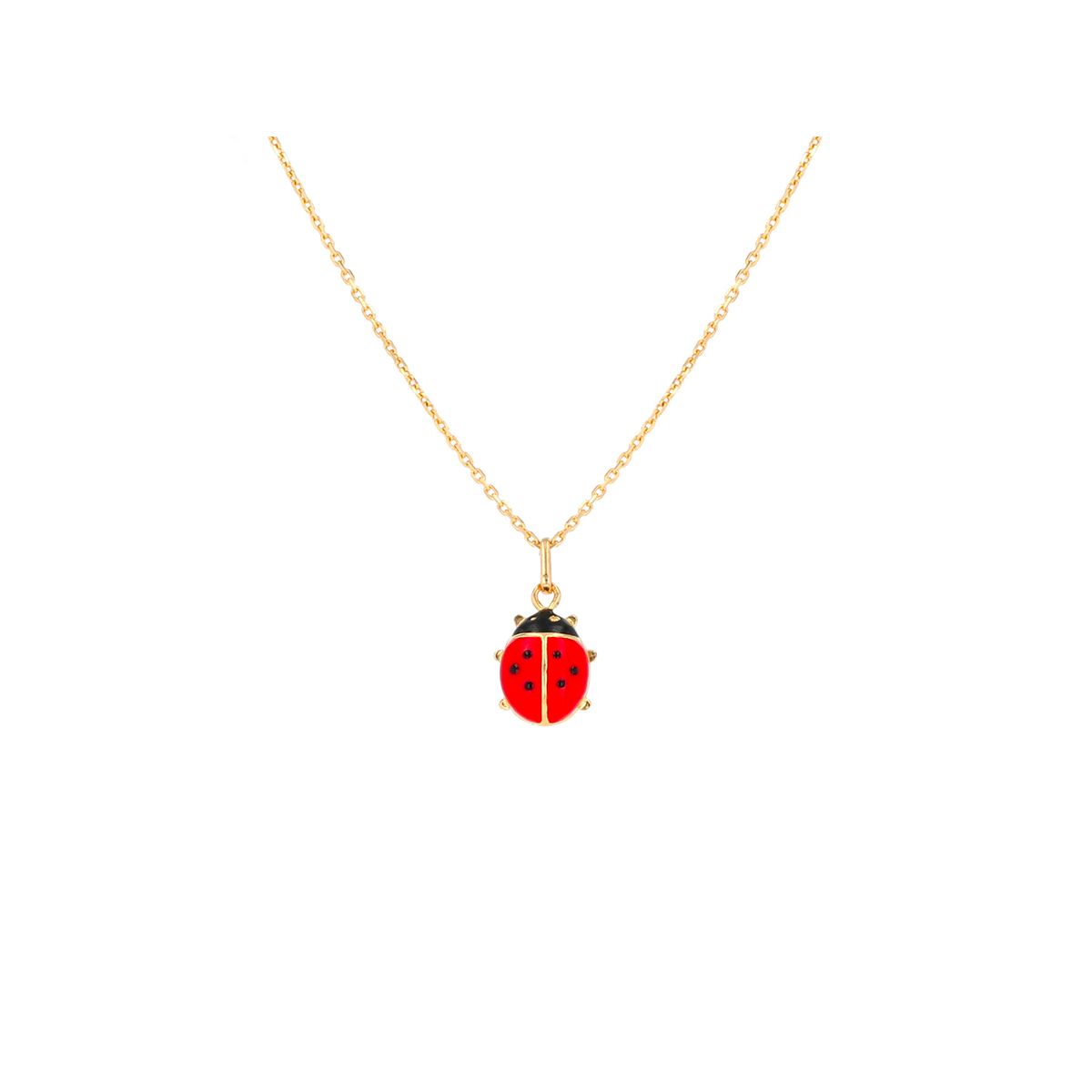 Broche Ancienne Coccinelle Dorée - Marque Western Germany, 20mm, Occasion