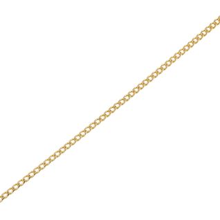 Chaine maille gourmette or jaune