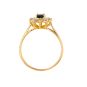 Bague or jaune saphir et diamant(s) 
