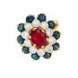 Bague or jaune rubis et diamant(s) Vintage et saphirs