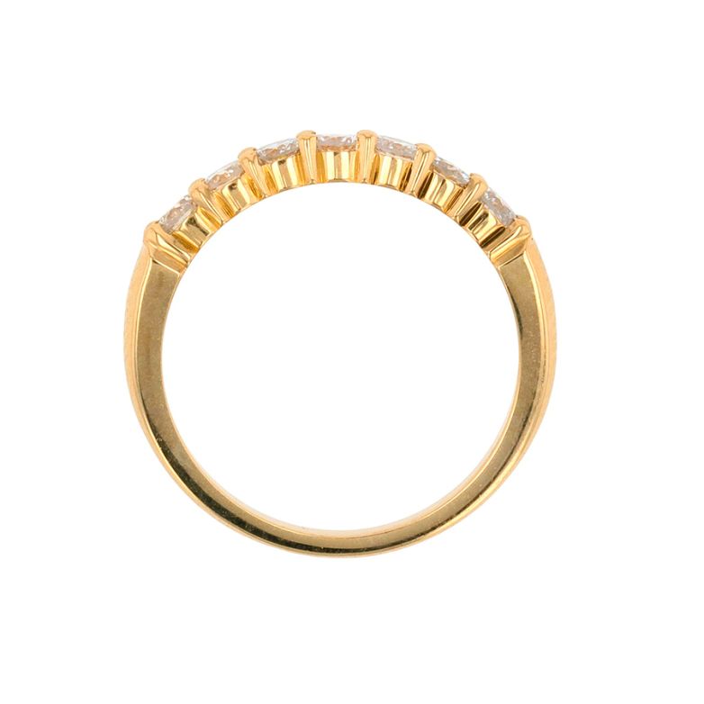 Alliance or jaune diamant (s) 