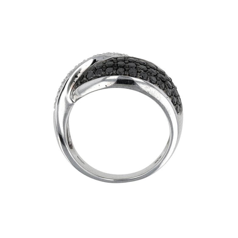 Bague or gris diamant (s) 