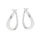 Boucles d'oreilles or gris 