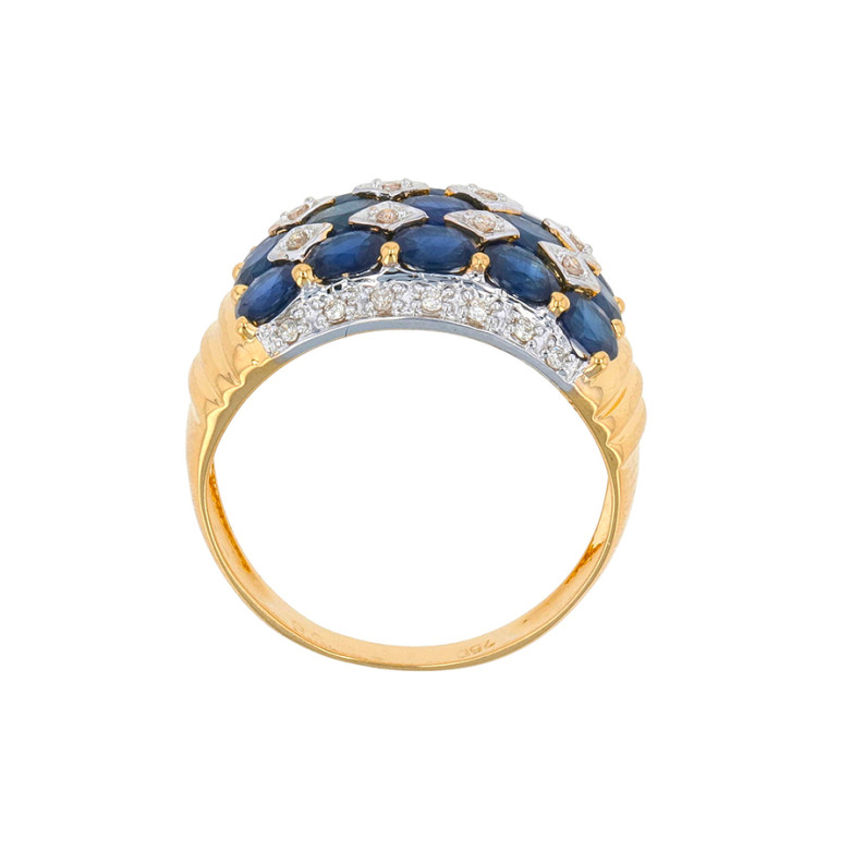 Bague saphirs 2.85 carats...