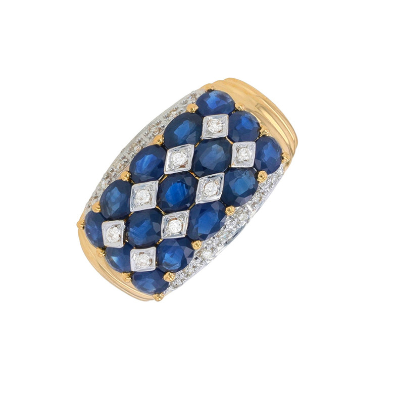 Bague saphirs 2.85 carats...