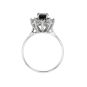 Bague or gris saphir et diamant(s) 