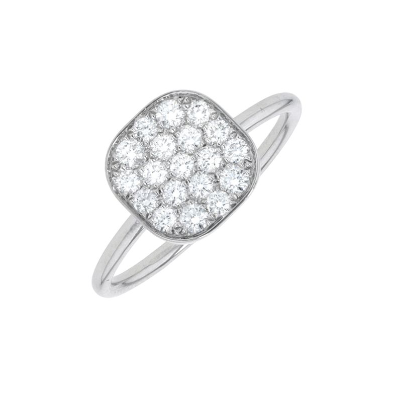 Bague or gris diamant (s)