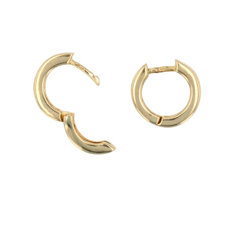 Boucles d'oreilles or jaune 