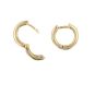 Boucles d'oreilles or jaune 