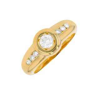 Bague or jaune diamant (s)