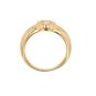 Bague or jaune diamant (s) 
