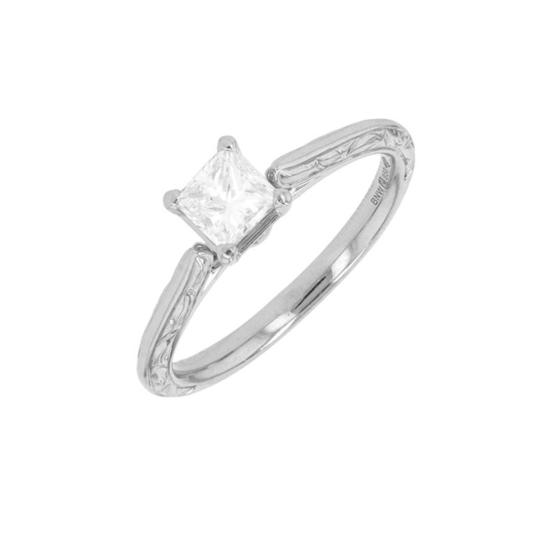 SolitairePlatine diamant (s)