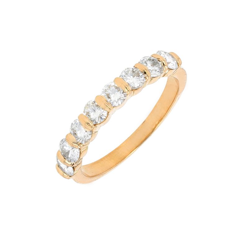 Alliance or jaune diamant (s)