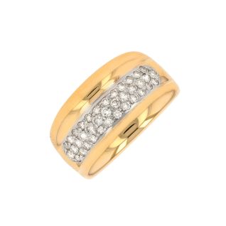 Bague or jaune diamant (s)