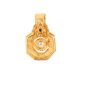 Pendentif or jaune diamant (s) Vintage 
