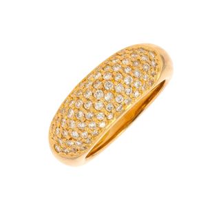 Bague or jaune diamant (s)