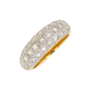 Bague or bicolore diamant (s)