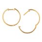 Boucles créoles or jaune diamant (s) 