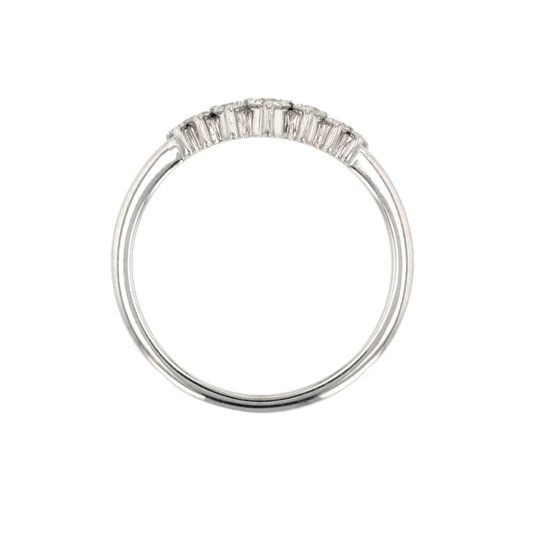 Bague or gris diamant (s) 