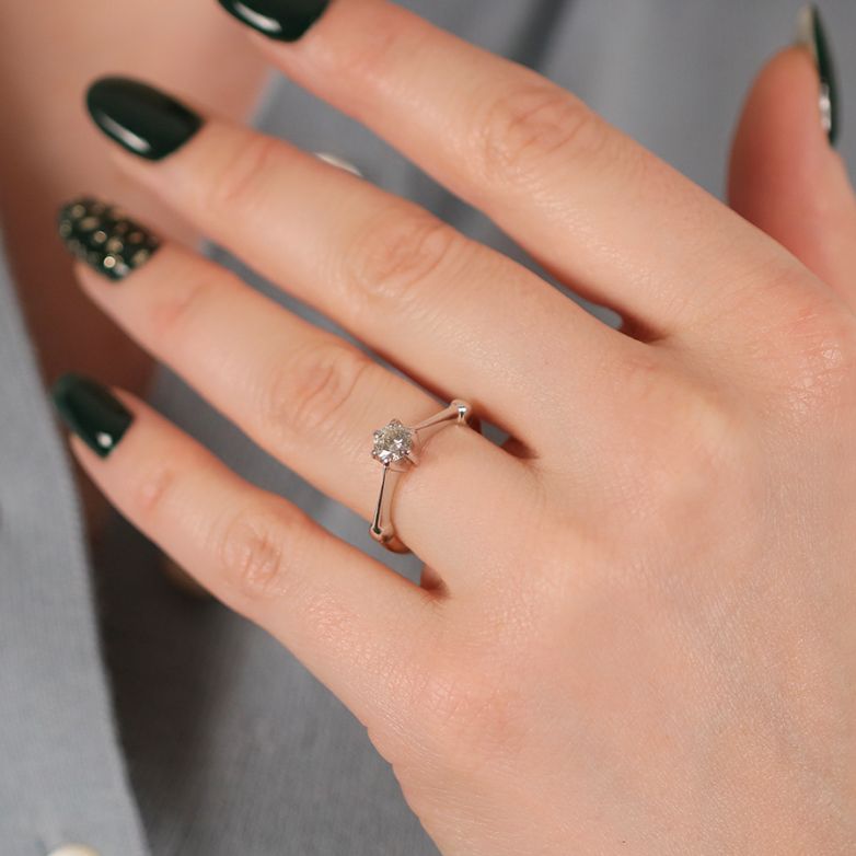 Solitaire2 ors diamant (s) Vintage 