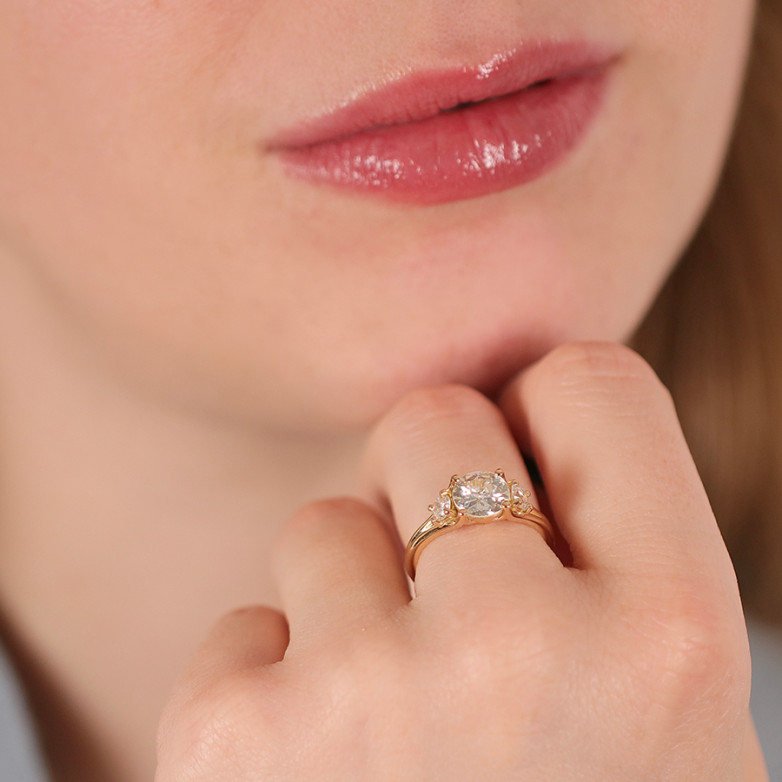 Bague diamants 1.70 carat...
