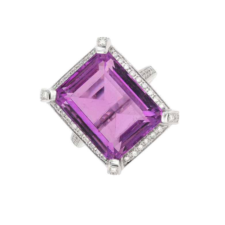 Bague améthyste 16 carats...