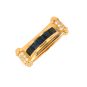 Bague or jaune saphir et diamant(s) 